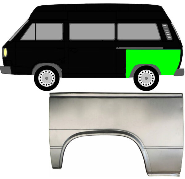 Kotflügel für Volkswagen Transporter T3 1979 – 1992 hinten links