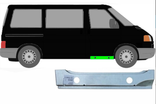 Türschweller innen für Volkswagen Transporter T4 1990 – 2003 vorne rechts