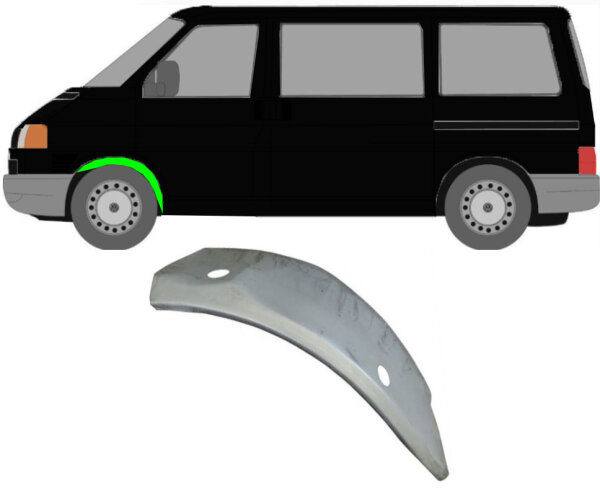 Radlauf innen für Volkswagen Transporter T4 1990 – 2003 vorne links