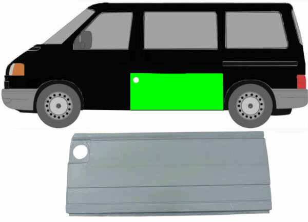 Seitenleiste hoch für Volkswagen Transporter T4 1990 – 2003 links