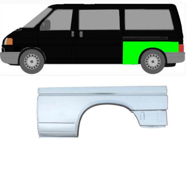 Kotflügel für Volkswagen Transporter T4 langer Radstand 1990 – 2003 hinten links