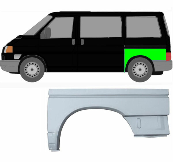 Kotflügel für Volkswagen Transporter T4 kurzer Radstand 1990 – 2003 hinten links