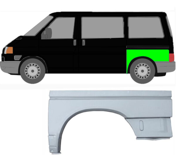 Kotflügel für Volkswagen Transporter T4 kurzer Radstand 1990 – 2003 hinten links