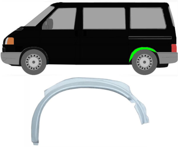 Radlauf innen für Volkswagen Transporter T4 1990 – 2003 links