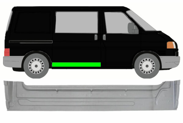 Schiebetürleiste innen für Volkswagen Transporter T4 1990 – 2003 rechts