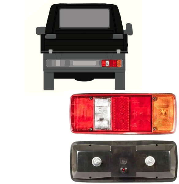 Heckleuchte für Volkswagen Transporter T4 Pritsche 1990 – 2003 rechts