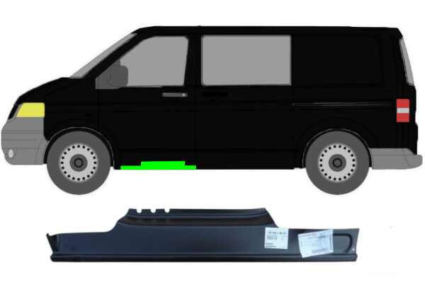 Seitenleiste innen für Volkswagen Transporter T5 2003 – 2015 vorne links