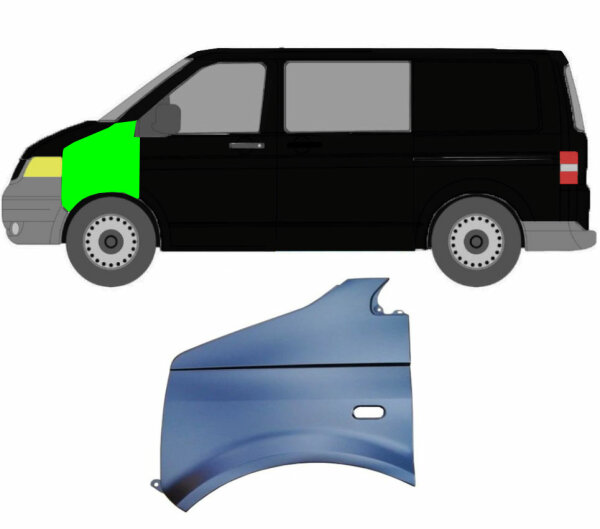 Kotflügel für Volkswagen Transporter T5 2003 – 2015 vorne links