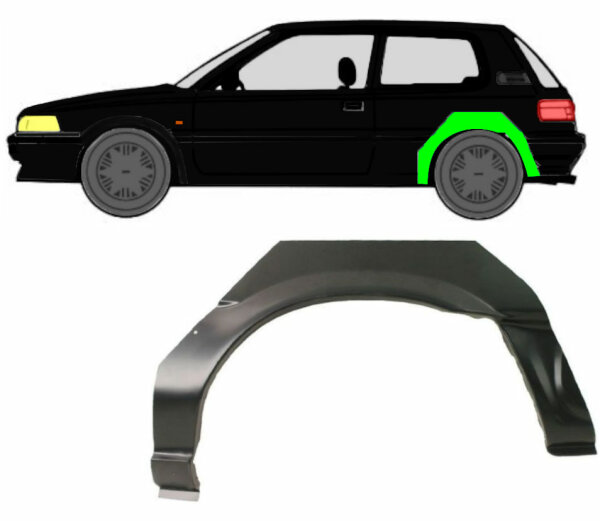 Radlauf für Toyota Corolla 3 Türer 1987 – 1994 links