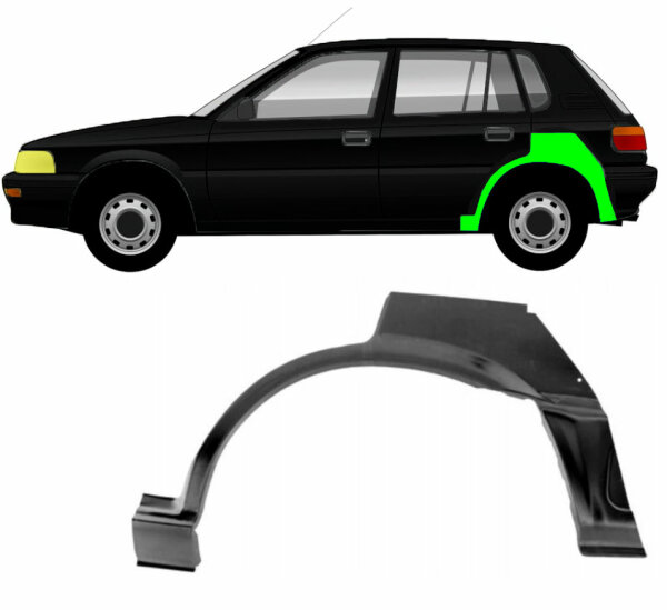 Radlauf für Toyota Corolla 5 Türer 1987 – 1994 links