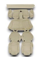 Sitzbezüge Bezüge für Audi 80 Cabrio Typ89 Sportsitze, beige
