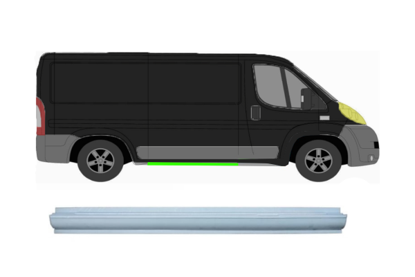 Schiebetür für Peugeot Boxer 2006 - 2014 rechts