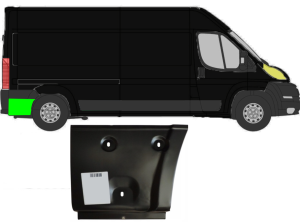 Kotflügel für Peugeot Boxer 2006 - 2014 hinten rechts