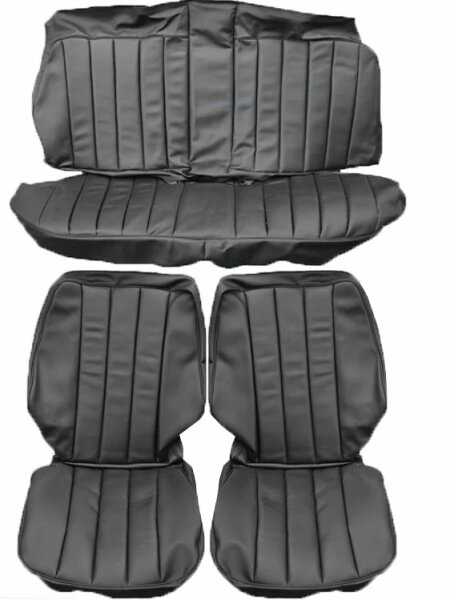 Sitzbezüge Bezüge für Mercedes Benz W201 190 schwarz ab 10/1988
