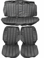 Sitzbezüge Bezüge für Mercedes Benz W201 190 schwarz ab 10/1988