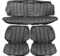 Sitzbezüge Bezüge für Mercedes Benz W201 190 schwarz ab 10/1988