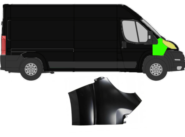 Kotflügel für Peugeot Boxer 2006 - 2014 vorne rechts