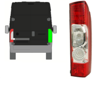 Heckleuchte für Peugeot Boxer 2006 - 2014 hinten rechts