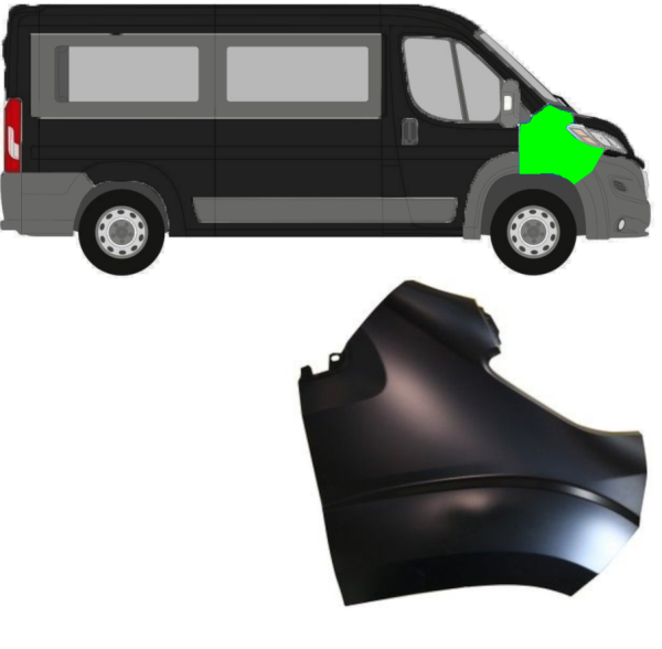 Kotflügel für Peugeot Boxer 2014 - 2018 vorne rechts