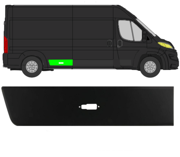 Seitenleiste für Peugeot Boxer 2018 - 2021 hinten rechts