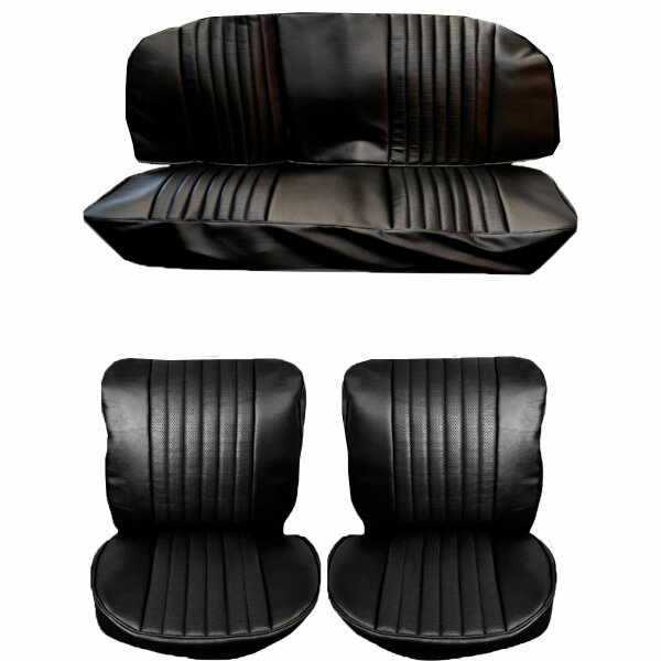 Sitzbezüge Bezüge für VW Käfer 1300 - 1303 Limousine schwarz