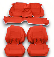 Sitzbezüge Bezüge für BMW 3er-Reihe E46 Cabrio rot