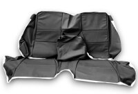 Sitzbezüge Bezüge für BMW 3er-Reihe E46 Cabrio schwarz