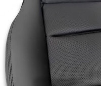 Sitzbezug Sitzfläche Vordersitz für Mercedes W212 Beifahrersitz schwarze Nähte
