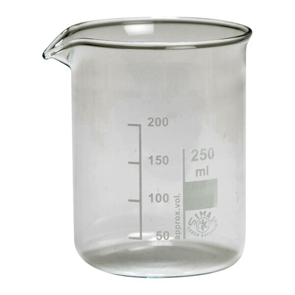 Glasbecher 250 ml