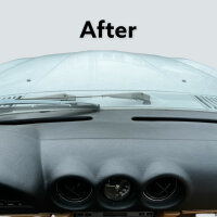 Armaturenbrett Cover Dashboard Cover für Mercedes W107 SL/R 107 SLC 107 SL 107 mittelrot mit Klimafühler