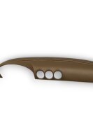 Armaturenbrett Cover Dashboard für Mercedes SL R107 & SLC braun mit Klimafühler