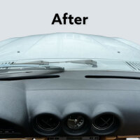 Armaturenbrett Cover Dashboard für Mercedes SL R107 & SLC blau mit Klimafühler