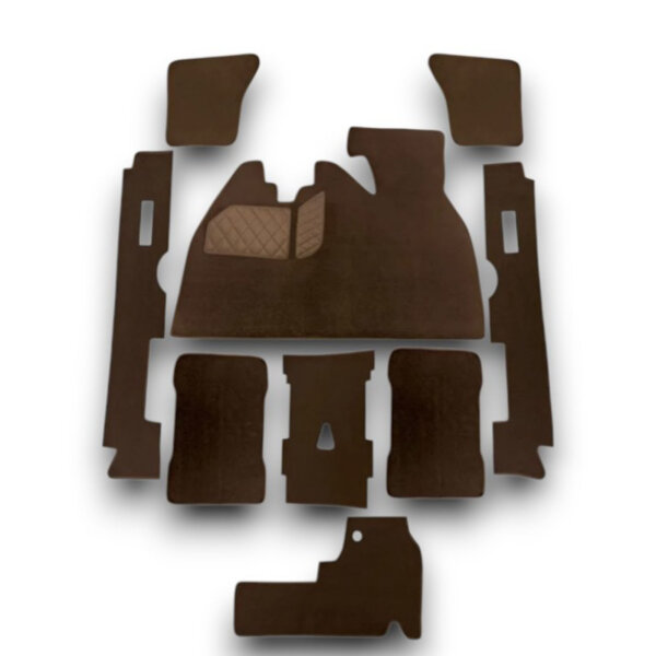 Teppichsatz Teppich für VW Käfer Mexico 1985-2003 mit Fußstütze