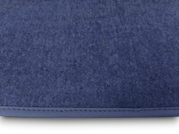 Teppichsatz Teppich für VW Käfer Mexico 1985-2003 mit Fußstütze blau