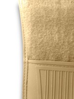 Teppichsatz Teppich für VW Käfer Mexico 1985-2003 mit Fußstütze dattel