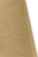 Teppichsatz Teppich für VW Käfer Mexico 1985-2003 mit Fußstütze dattel