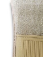 Teppichsatz Teppich für VW Käfer Mexico 1985-2003 mit Fußstütze beige