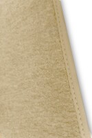 Teppichsatz Teppich für VW Käfer Mexico 1985-2003 mit Fußstütze beige
