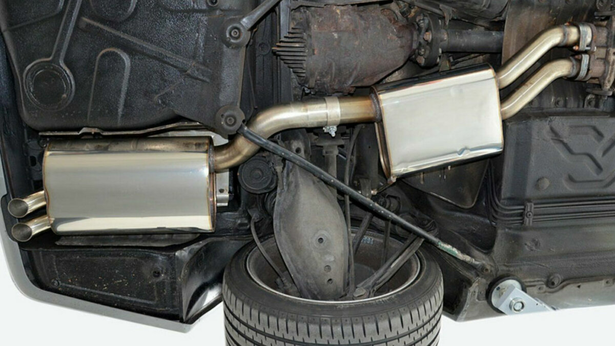 R129 MEC Design Edelstahl Sportauspuff ABE V8 V12 Auspuff SL500 500SL