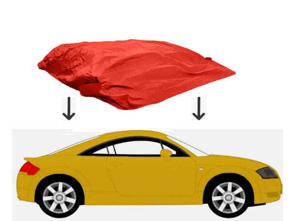 Halbcover Verdeckcover Garage Halbgarage für Audi TT  2000 - 2006