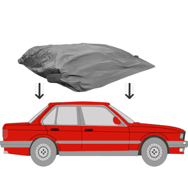 Halbcover Verdeckcover Garage Halbgarage für BMW E30 wasserdicht