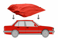 Halbcover Verdeckcover Garage Halbgarage für BMW E30 wasserdicht