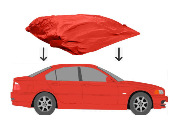 Halbcover Verdeckcover Garage Halbgarage für BMW E46 wasserdicht
