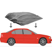 Halbcover Verdeckcover Garage Halbgarage für BMW E46...