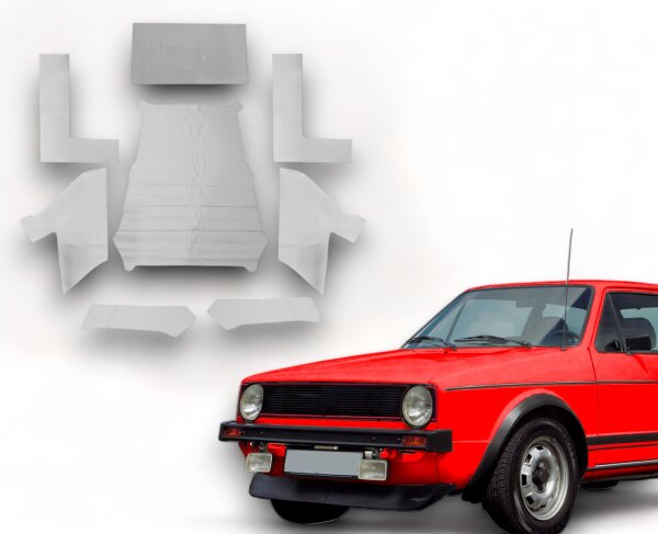 Dachhimmel Himmel für 3 Türer VW Golf 1 grau mit Schiebedach