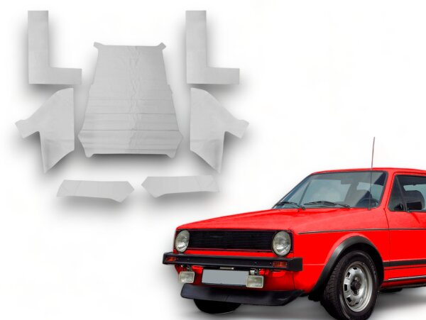 Dachhimmel Himmel für 3 Türer VW Golf 1 grau ohne Schiebedach