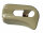 Kappen Abdeckungen Sonnenblende Paar  für Mercedes SL R129 A124 Metall  beige
