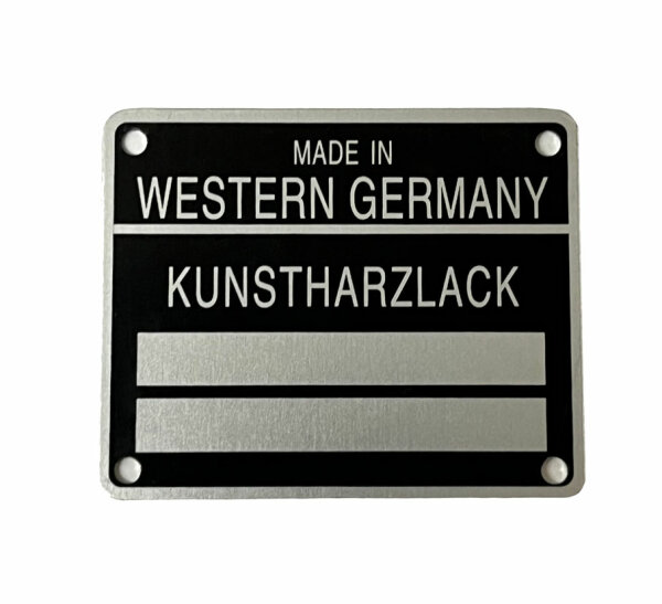 Kunstharzlack Blechschild Aufkleber Klebeschild für Porsche 901 912 930 911