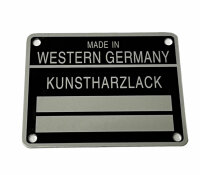 Kunstharzlack Blechschild Aufkleber Klebeschild für Porsche 901 912 930 911