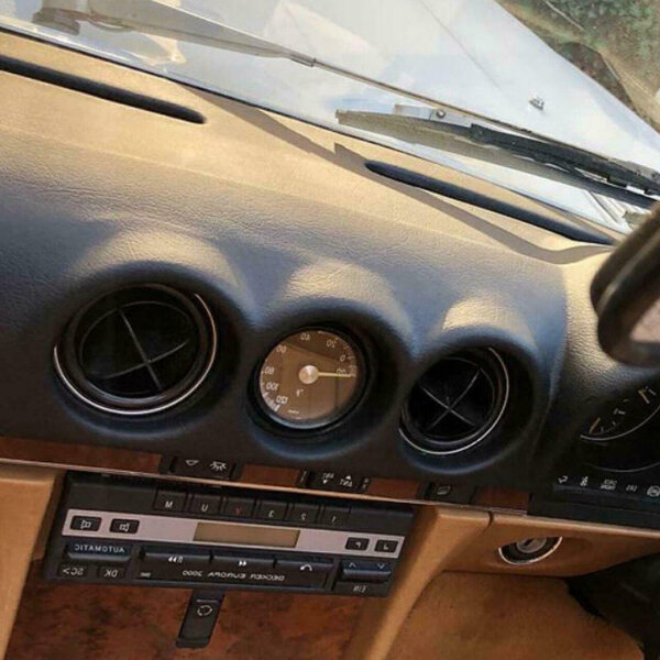 Armaturenbrett Cover Dashboard für Mercedes SL 107 & SLC Rechtslenker RHD schwarz